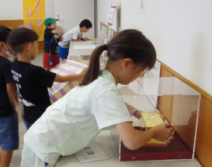 写真：体験コーナーでの模様